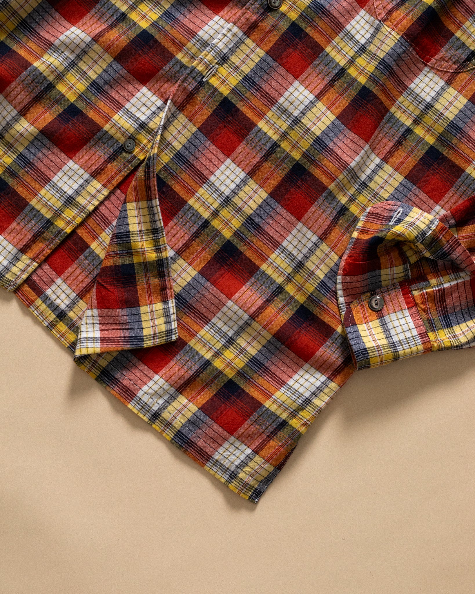 NU-00066-MD9 - Madras Throwdown Shirt - Image 6